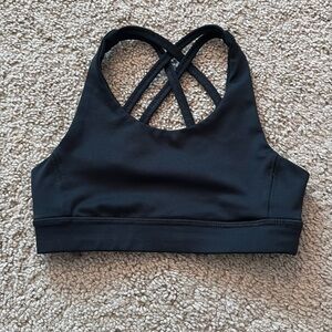 Black Reebok sports bra size XS 6-8